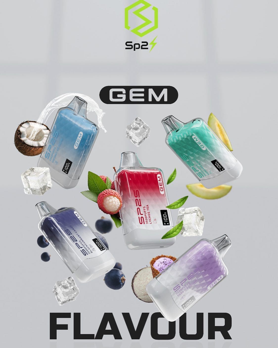 SP2S 電子煙拋棄式(9000口)