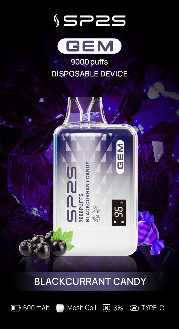 sp2s9000口一次性電子煙蜜桃汽水口味長效大容量 | 多種口味